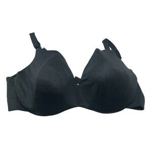 Cacique Lightly Lined Balconette Bra Black 46DD